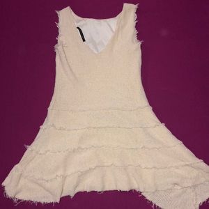 Zara woman distressed dress